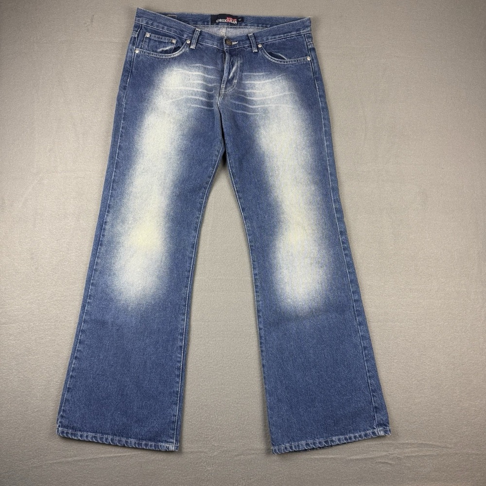 Y2K Quicksilver Roxy Jeans Size‎ Denim Blue Jeans Flare